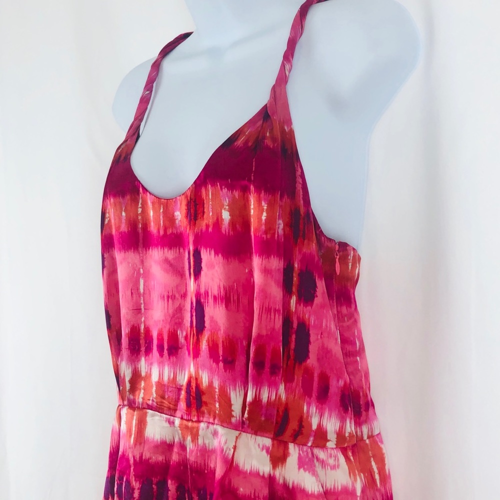 Banana Republic Silk twist strap dress pockets 6 - Picture 10 of 14